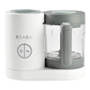 Beaba Babycook Neo 6 In 1 Baby Food Processor, Portable Baby Food Cooker, Puree Maker and Warmer - White Grey