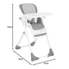 Joie High Chair Mimzy Recline Birth to 15 kg - Arctic - Dezine Kids