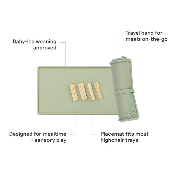 EzPz Tiny Placemat for Babies/Infants - Sage