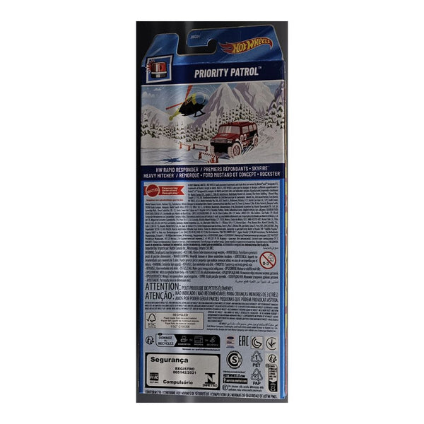 Hot Wheels HW Priority Patrol Set of 5 Cars