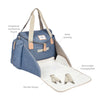 Beaba Sydney II Changing Baby Diaper Bag - Heather Blue