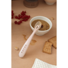 Beaba 1st Stage Silicone Spoon with Ultra Soft Tip, Gum Friendly, Ergonomic Handles, BPA Free - Cotton Candy