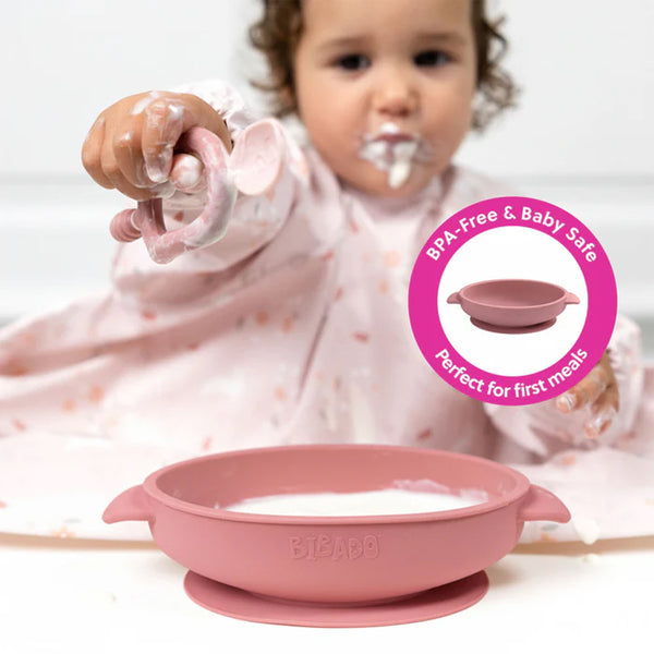 Bibado Silicone Suction Bowl - Blush