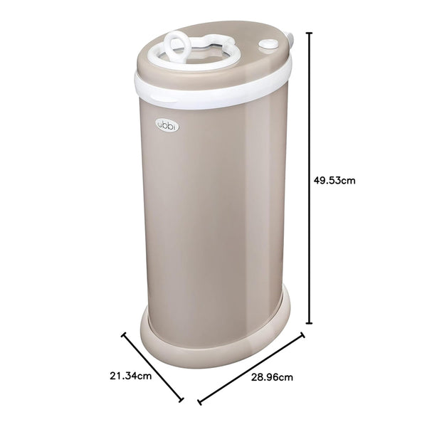 Ubbi Diaper Pail - Taupe