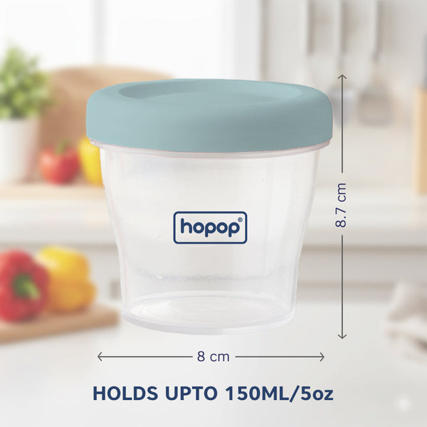 Hopop Baby Multi-Functional Food Storage Containers – Set of 4 - Dezine Kids