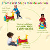 Chicco Charlie Sky Rider 2 in 1 Ride On Push & Walk Support For 1 to 3Y (Upto 20 Kg)