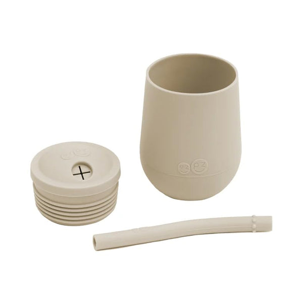 EzPz Mini Cup + Straw Training System for Toddlers - Oat