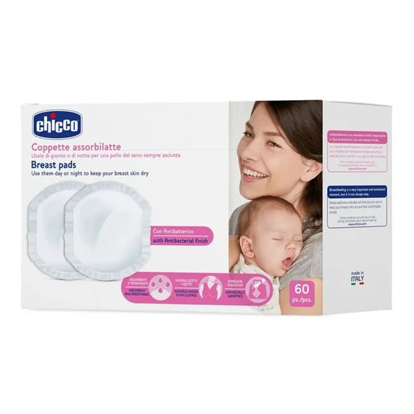 Chicco Antibacterial Breast Protection Pads - 60pcs