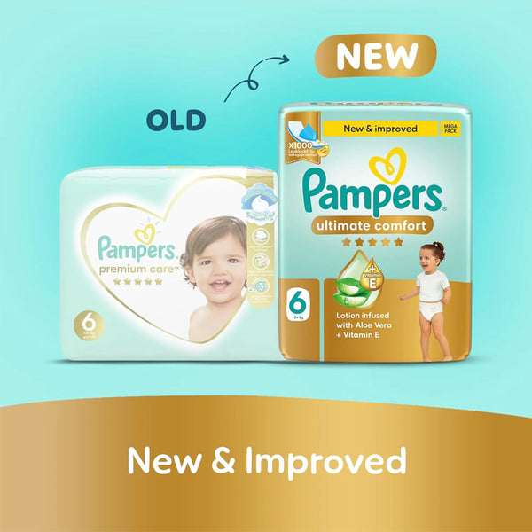 Pampers Ultimate Comfort Size 6 (13+ Kg) 36 Pcs (Made in UAE)
