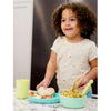 Melii 3 Piece Meal Set Food Grade Silicone Microwave & Dishwasher Safe - Lime, Mint & Blue