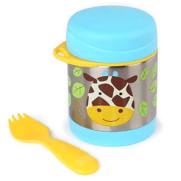 Skip Hop Zoo Back To School Insulated Little Kid Food Jar - Giraffe