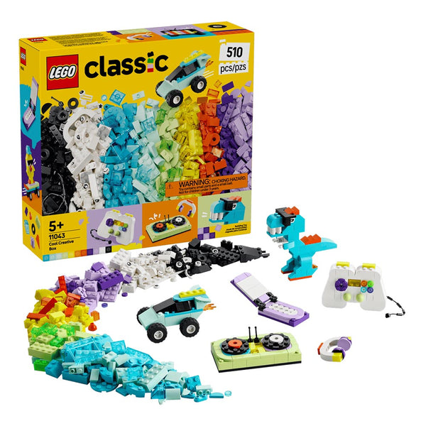 Lego Classic Cool Creative Box, Colorful Building Bricks Toy 5Y+