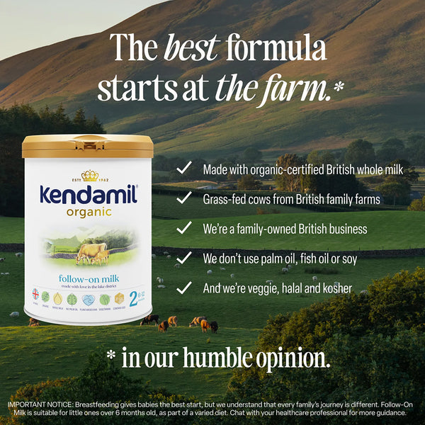 Kendamil Organic Follow On Milk Formula Stage 2, 6-12 Months 800g