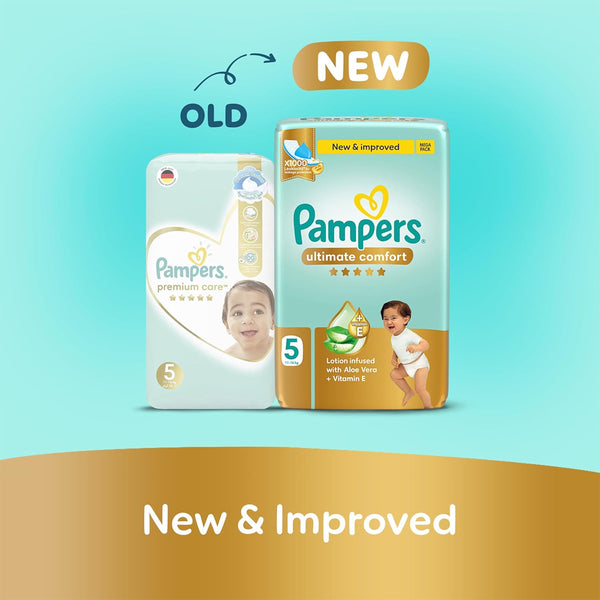 Pampers Ultimate Comfort Size 5 (11 to 16 Kg) 46 Pcs (Made in UAE)
