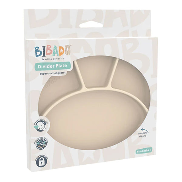 Bibado Silicone Suction Divider Plate - Fawn