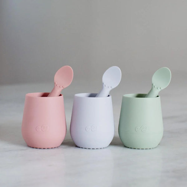 EzPz Tiny Spoon for Babies/Infants - Sage - Dezine Kids