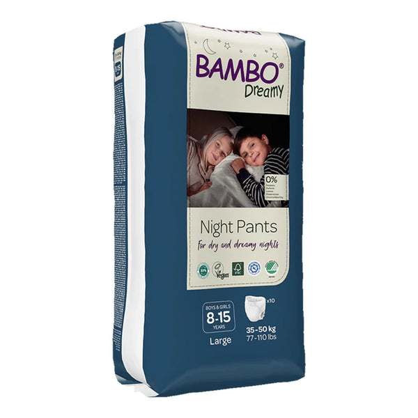 Bambo Nature Dreamy Night Pants (35-50 Kgs) 10pcs - Dezine Kids