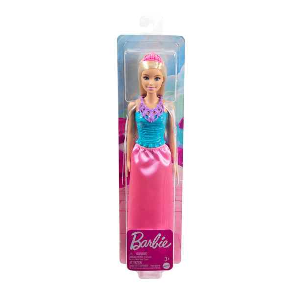 Barbie Dreamtopia Princess Blonde Doll Wearing Pink Skirt, Shoes and Tiara for Kids