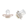 B.Box Glow Silicone Pacifiers Pack Of 2 (6-18M) - Blush & Latte