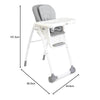 Joie Multiply 6 in 1 Baby High Chair For 0 to 6Y (Upto 27Kg) - Arctic - Dezine Kids