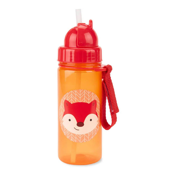 Skip Hop Zoo Back To School Straw Bottle Sipper - Fox