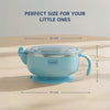 Hopop Baby Stainless Steel Bowl with Lid & Suction Base - Dezine Kids