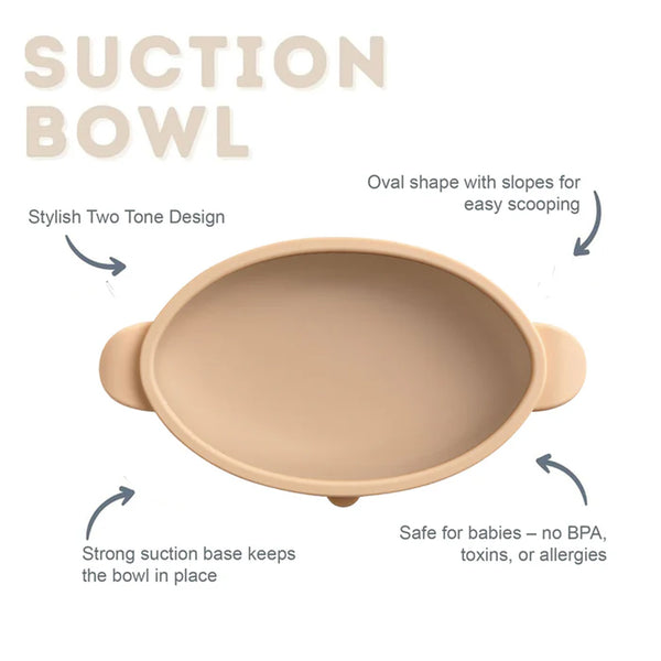 Bibado Silicone Suction Bowl - Fawn