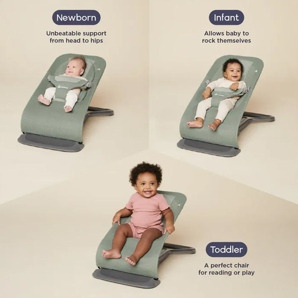 Ergobaby Evolve 3-in-1 Bouncer - Sage Green - Dezine Kids