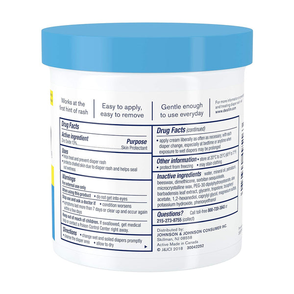 Desitin Daily Defense Diaper Rash Cream With Zinc Oxide - 16 Oz/454 gm