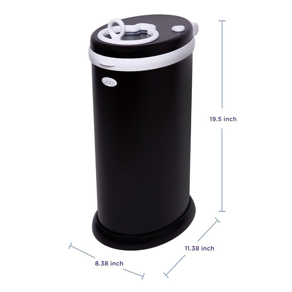 Ubbi Diaper Pail - Matte Black