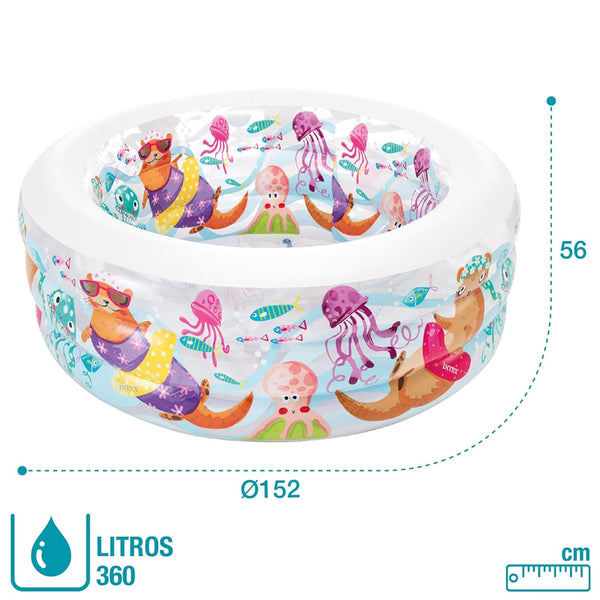 Intex Little Otter Inflatable Kiddie Aquarium Pool - Dezine Kids