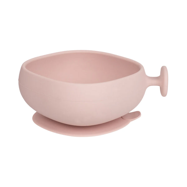 B.Box Silicone Bowl Plus Lid With Suction Base - Blush Pink