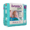 Bambo Nature Tape Diapers, Size 1, XS Size (2-4 Kgs) 22pcs - Dezine Kids