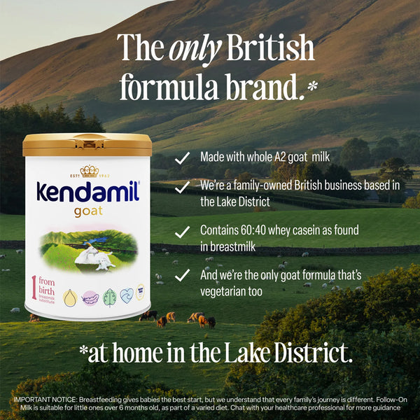 Kendamil Goat First Infant Milk Formula Stage 1, 0-6 Months 800g