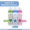 Chicco Well Being Polypropylene Feeding Bottle 330ml for 4M+ - Blue
