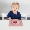 EzPz Mini Bowl 100% Food Grade Silicone Suction Bowl, Non Slip, BPA Free - Blush