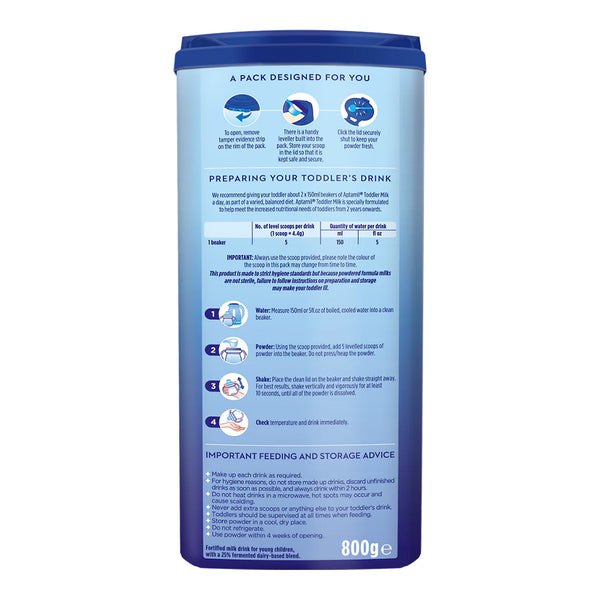 Aptamil Toddler Milk Formula Stage 4, 2-3 Years 800g - Dezine Kids