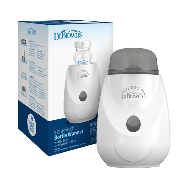 Dr.Browns Insta Feed Bottle Warmer & Sterilizer - Grey & White