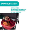 Chicco Simplicity Plus Stroller with Bumper Bar - Scarlet Red