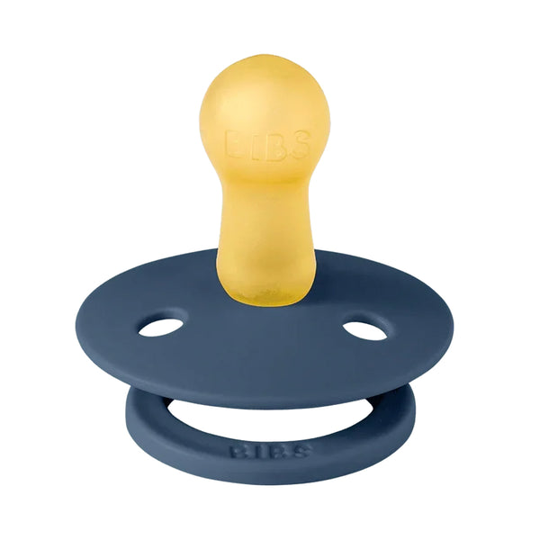 Bibs Colour Pacifiers 2 Pack - Sky Blue/Steel Blue
