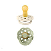 Bibs Boheme Pacifiers 2 Pack - Ivory/Sage