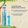 Hopop Kids Toothbrush for 3–8 Years | Extra Soft Bristles | Crocodile Design - Dezine Kids