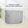Hopop Tote Diaper Bag with Changing Mat