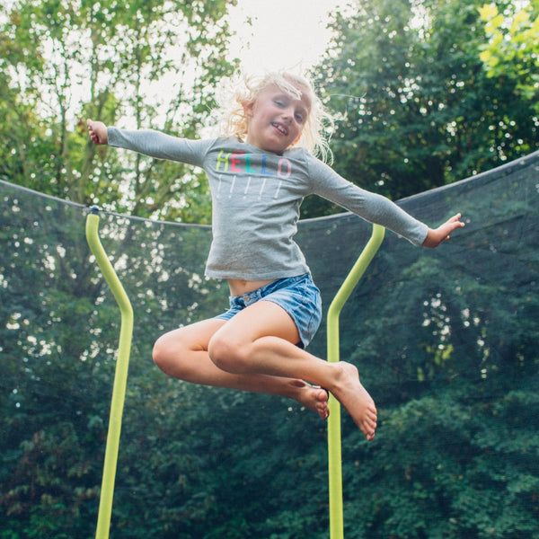 Plum 8Ft Wave Springsafe Trampoline And Enclosure