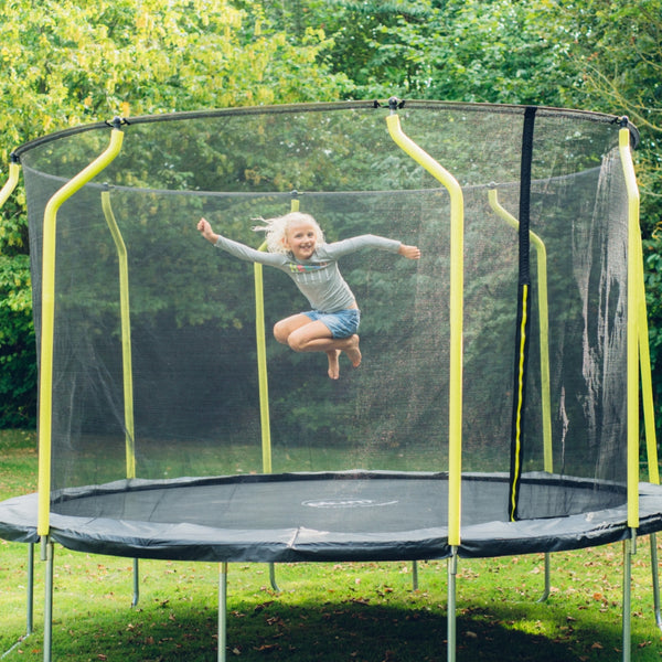Plum 14Ft Wave Springsafe Trampoline And Enclosure