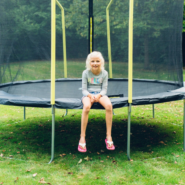 Plum 14Ft Wave Springsafe Trampoline And Enclosure