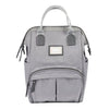 Beaba Wellington Diaper Bag, Large Capacity Baby Bag with Changing Mat, Durable, Water Resistant - Heather Grey