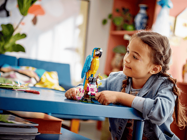 Lego Creator Exotic Parrot Building Toy Set - Dezine Kids