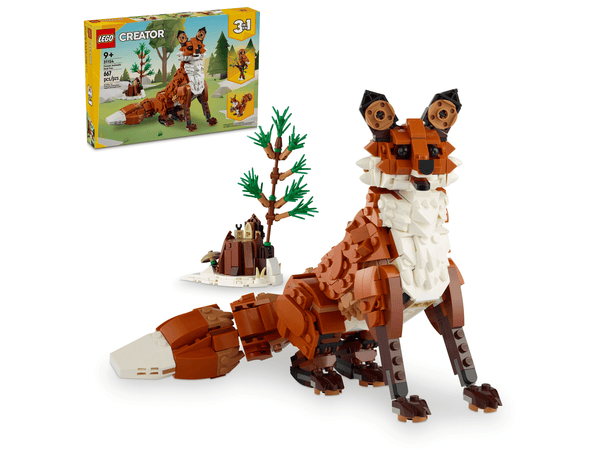 Lego Creator 3 in 1 Forest Animals - Red Fox - Dezine Kids