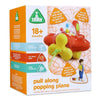 Elc Pull Along Popping Plane Multicolour - Dezine Kids